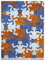 M.C. Escher Study for the Division of the Plane, 1936